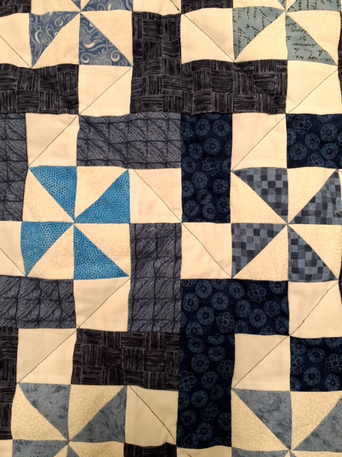 Patchwork sengetæppe baby